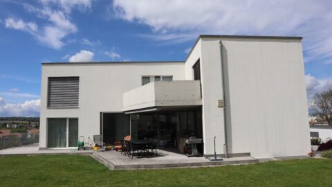 Die Fassade vorher.