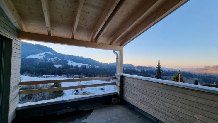 Balkon mit Aussicht