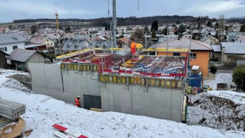 Betonieren Decke