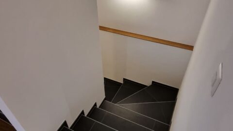 Sicht auf die Treppe