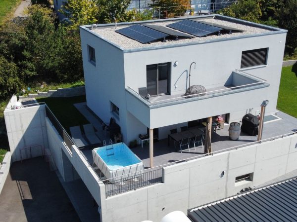 Haus von oben